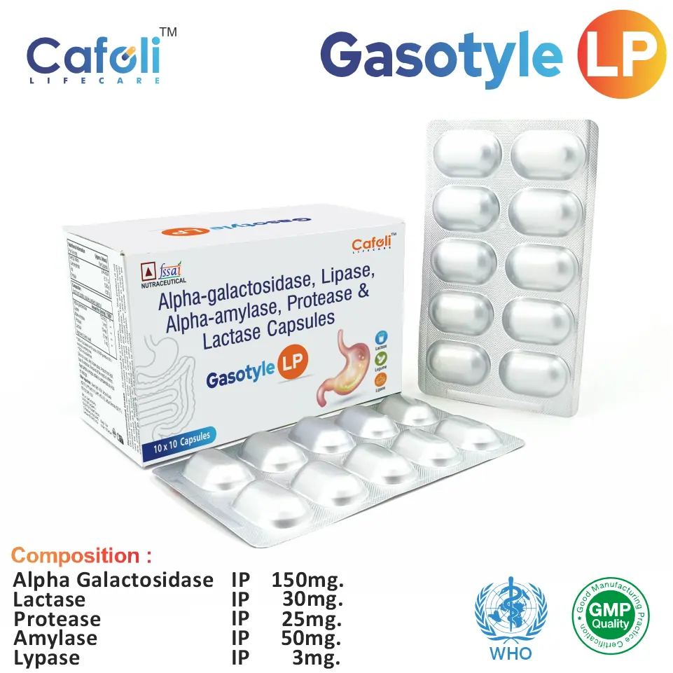 Gastyle LP Capsule Broad Spectrum Digestive Enzyme Supplement for PCD Franchise